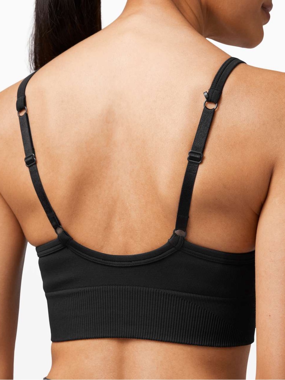 Lululemon Ebb to Street Bra C/D - black, size 8 - Picture 8 of 9